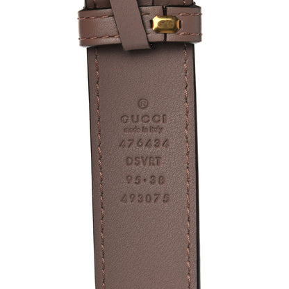 Gucci Calfskin Matelasse GG Marmont Belt Bag 95 38 Porcelain Rose 9 of 10