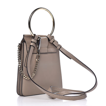 Chloe Suede Calfskin Mini Faye Bracelet Bag Motty Grey 3 of 10