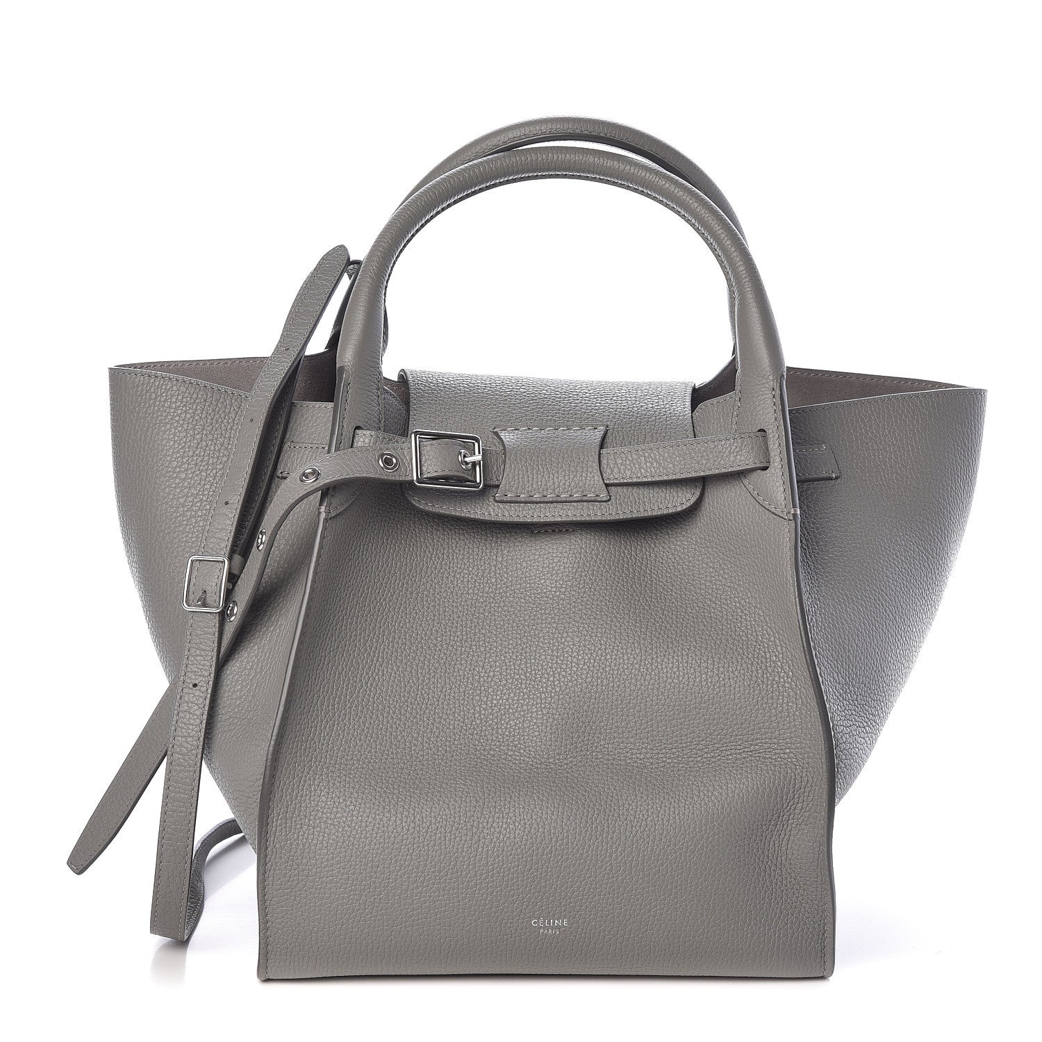 Celine Supple Grained Calfskin Small Big Bag Grey 1 of 9