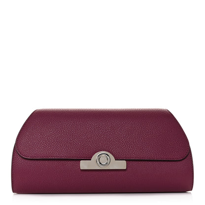 Moynat Taurillon Blush Rejane Opera Clutch Dahlia 1 of 8