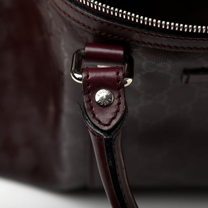 Gucci Imprime Monogram Large Carry On Duffle Bordeaux 11 of 16