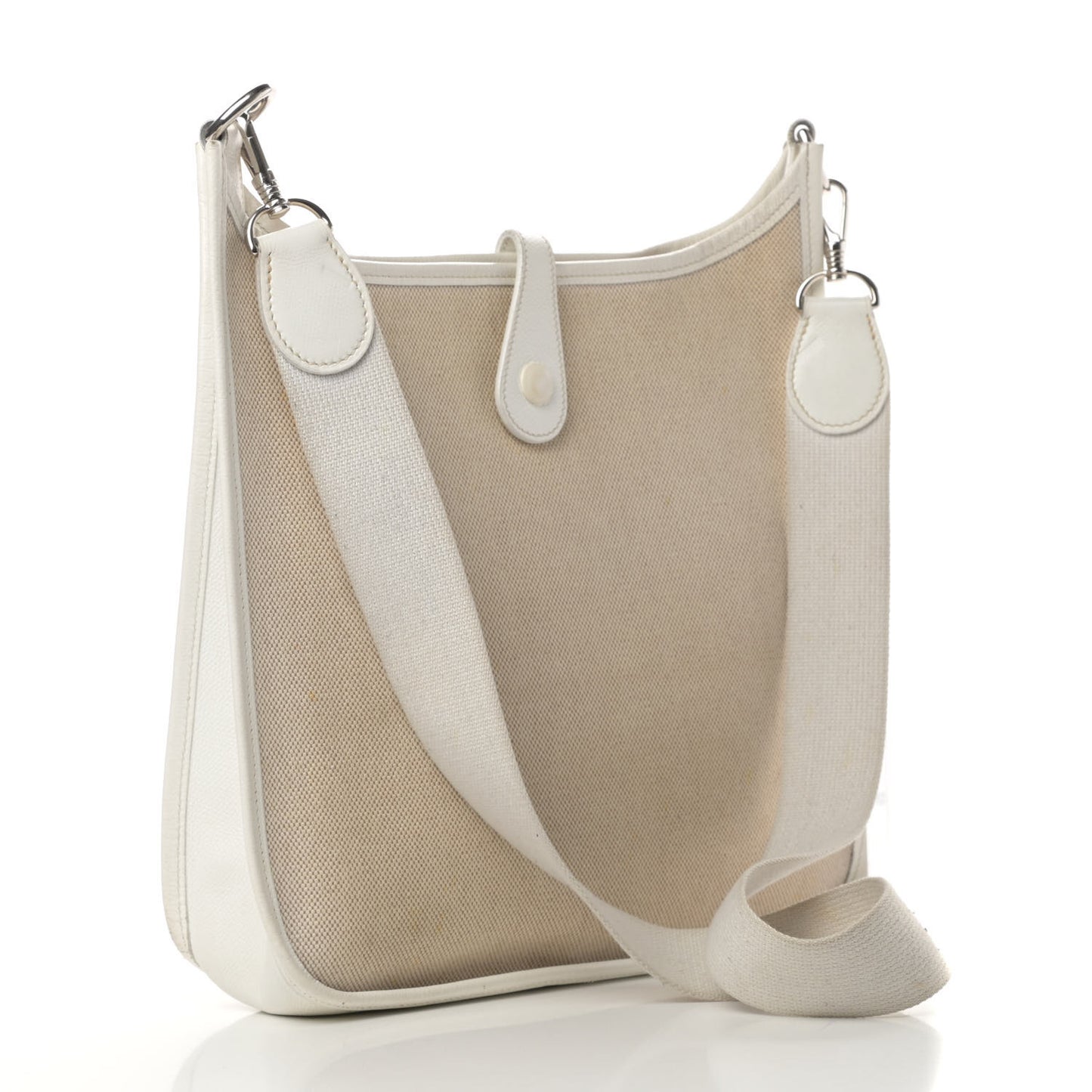 Toile Taurillon Clemence Evelyne PM Blanc White