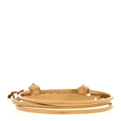 Christian Dior Metal Crystal Dio(r)evolution Bracelet Set Gold 3 of 5