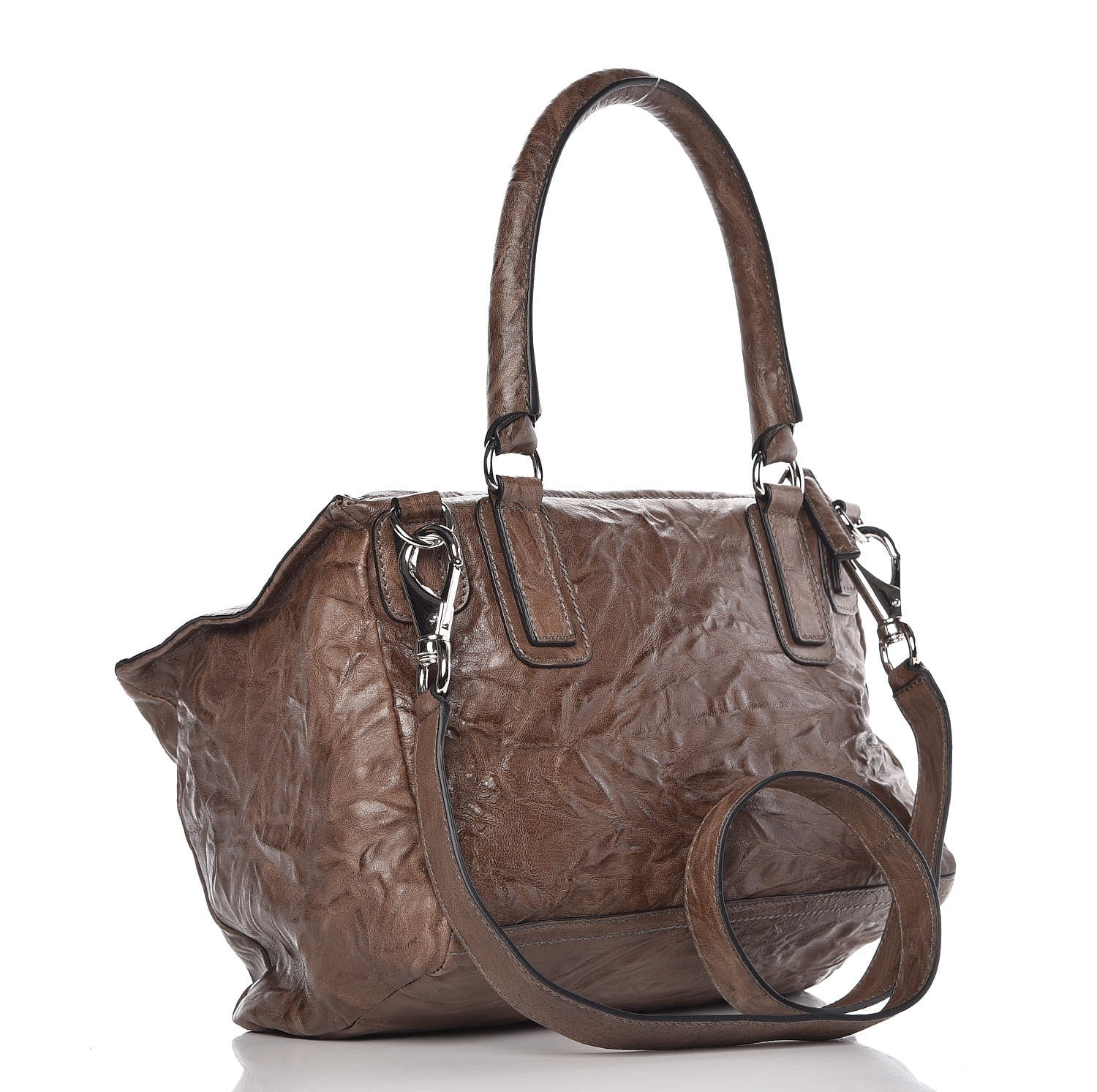 Givenchy Tumbled Sheepskin Medium Pandora Charcoal 4 of 8