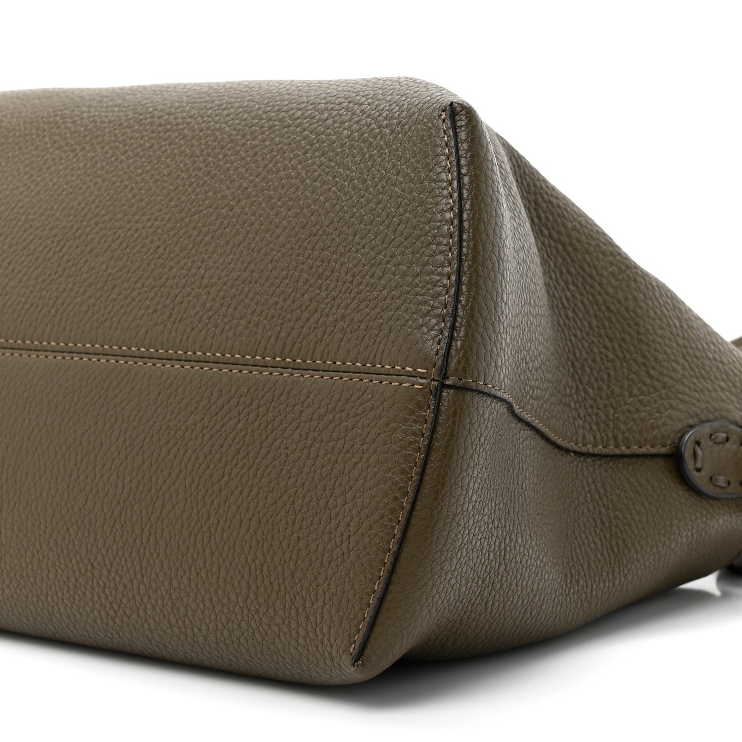 Fendi Cuoio Romano Selleria Large By The Way Boston Bag Wood 8 of 9