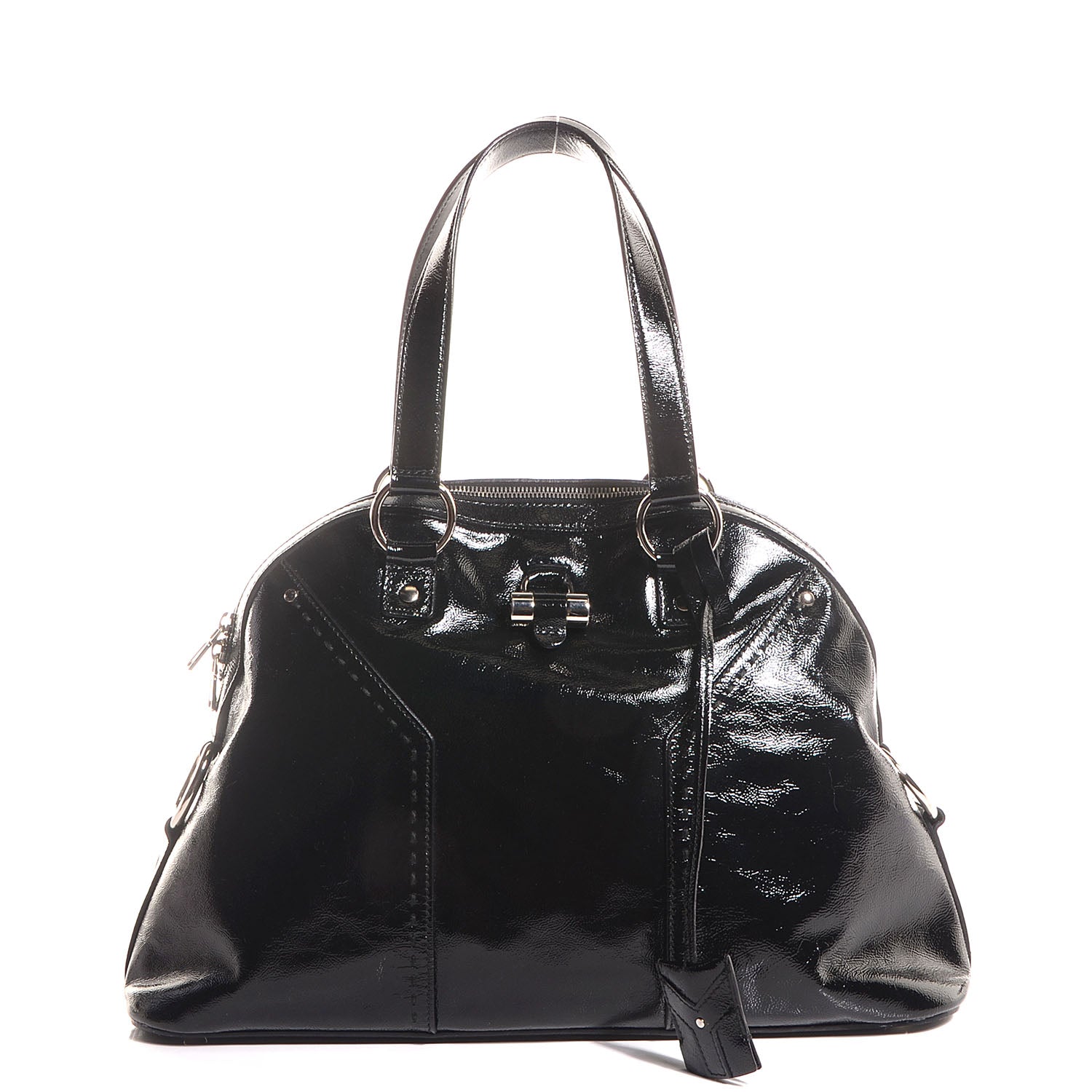 Saint Laurent Patent Large Muse Black 1 of 8