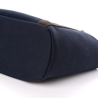 Hermes Toile Sac De Pansage Groom Bleu Navy Feu 11 of 11