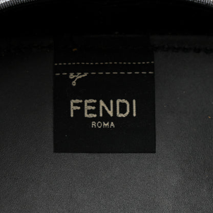 Fendi Mesh Vitello King F is Fendi Logo Embroidered Mini Mon Tresor Bucket Bag Black 6 of 10