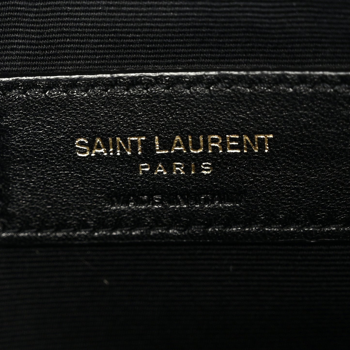 Calfskin Matelasse Monogram Cassandre Tablet Pouch Black