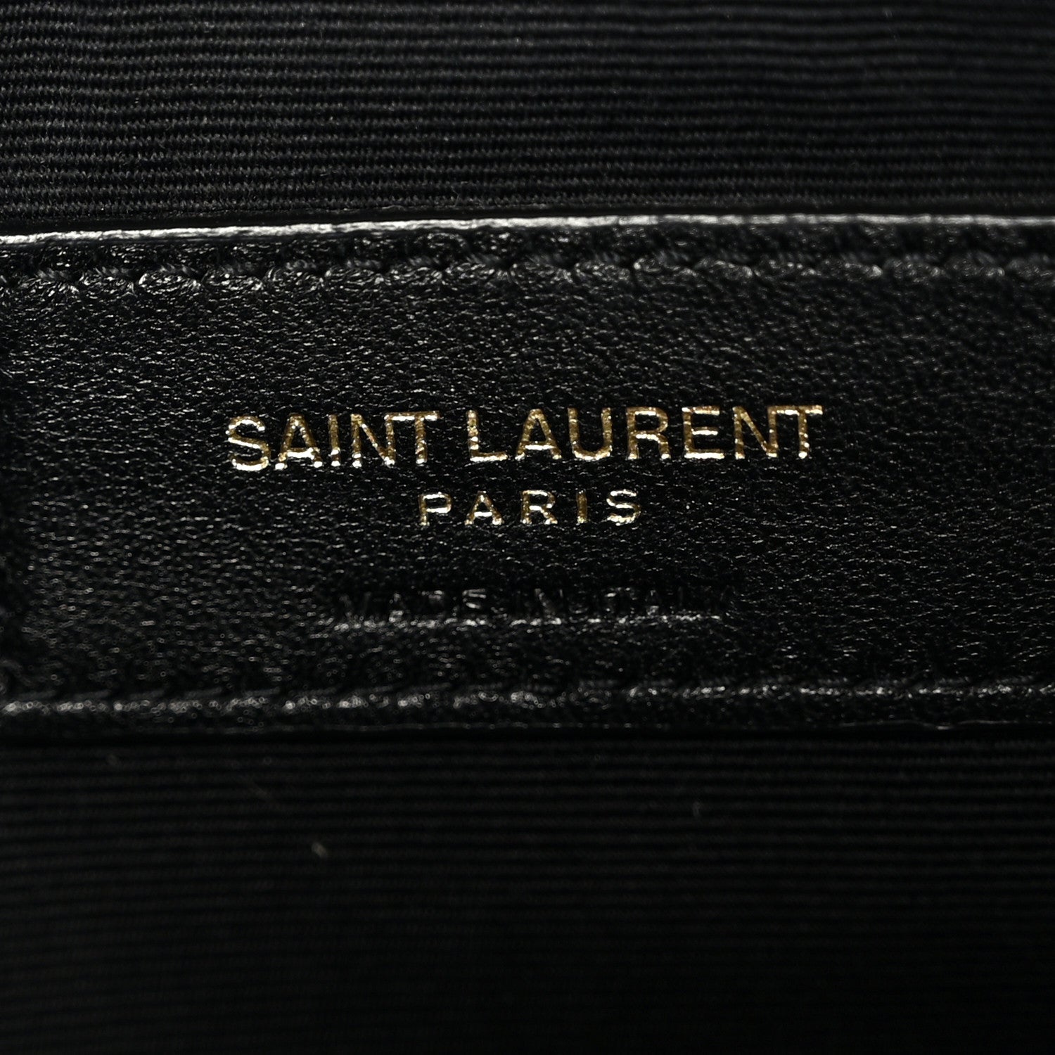 Saint Laurent Calfskin Matelasse Monogram Cassandre Tablet Pouch Black 6 of 9