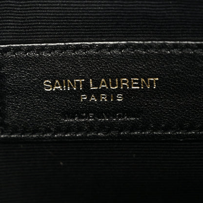 Saint Laurent Calfskin Matelasse Monogram Cassandre Tablet Pouch Black 6 of 9