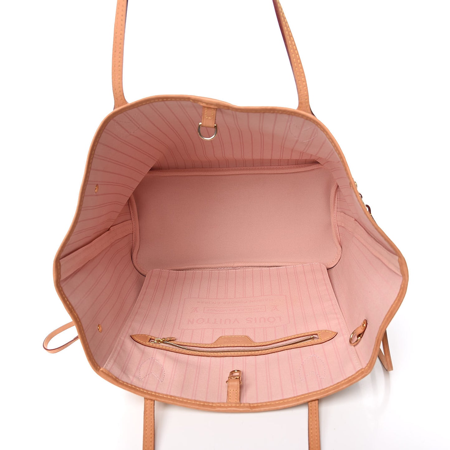 Damier Azur Neo Neverfull MM Rose Ballerine