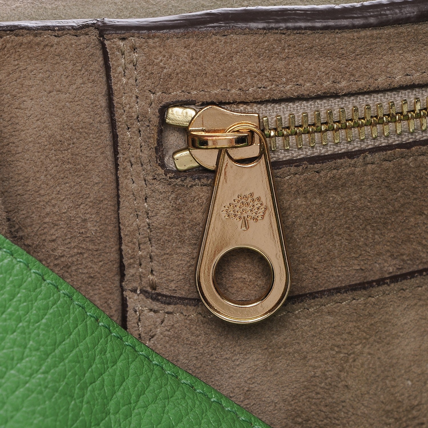 Mulberry Goatskin Bayswater Grass Green 10 of 13