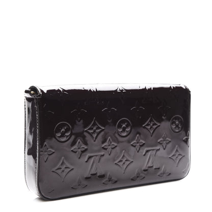 Louis Vuitton Vernis Pochette Felicie Chain Wallet Amarante 2 of 7