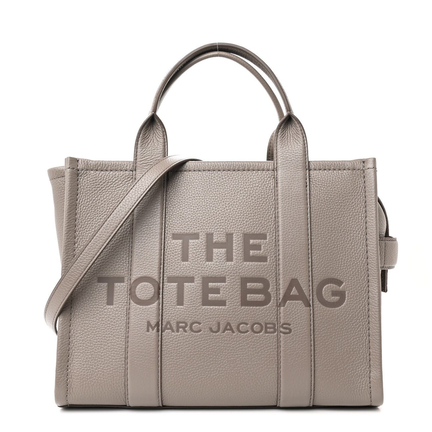 Grained Calfskin Medium The Tote Bag Cement