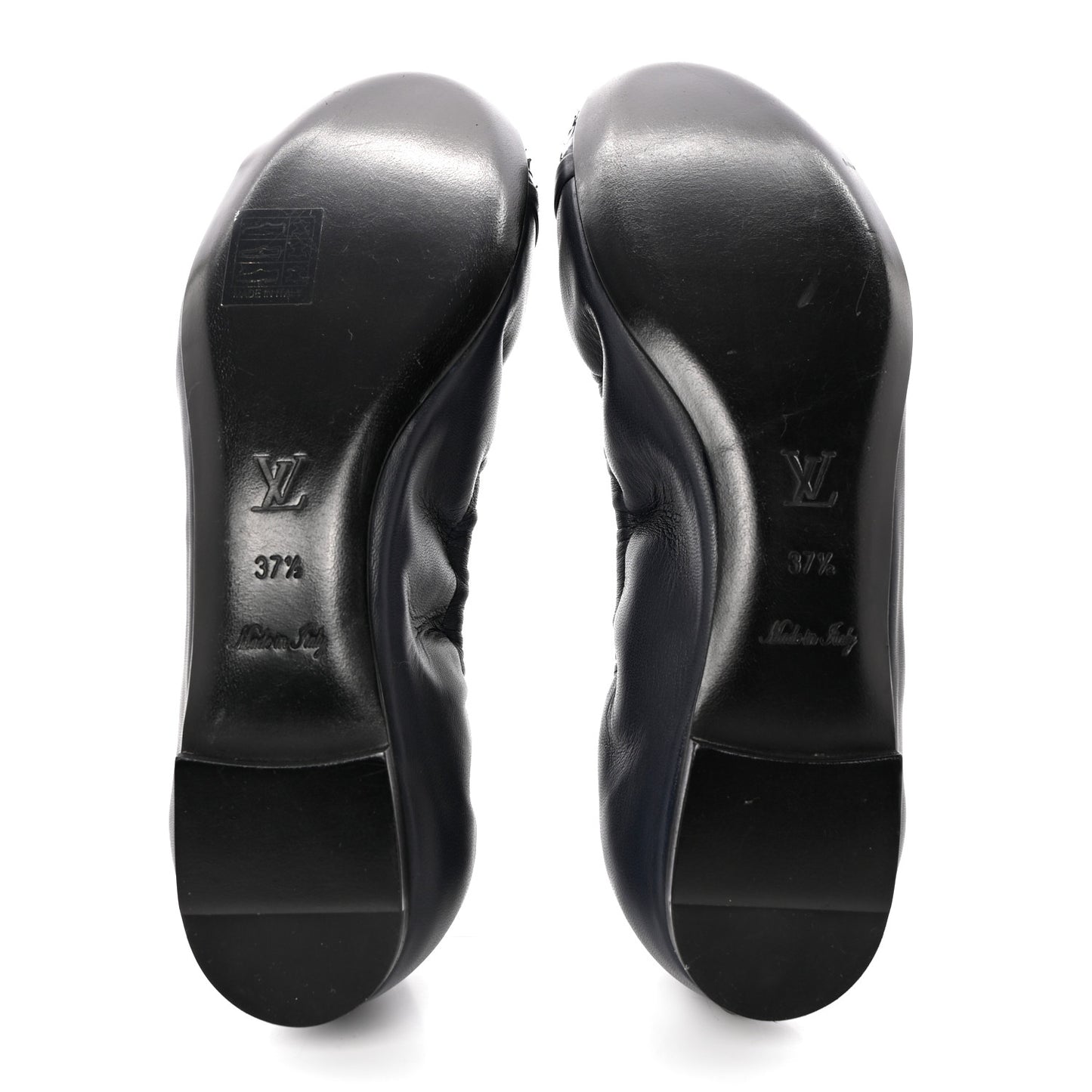Snakeskin Nappa Elba Ballet Flats 37.5 Navy