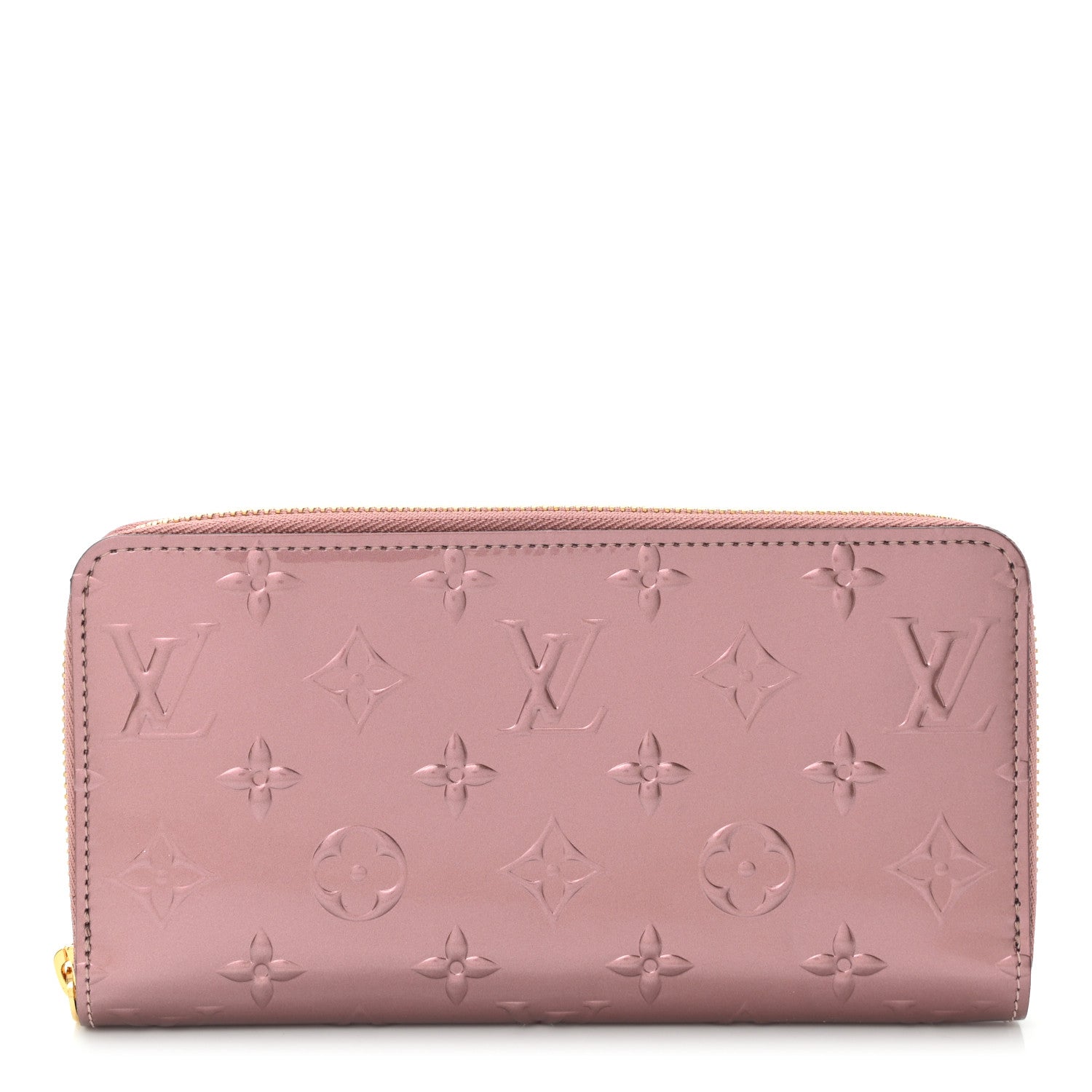 Louis Vuitton Vernis Zippy Wallet Metallic Pale Pink 1 of 9
