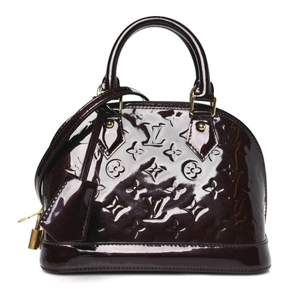 Louis Vuitton Vernis Alma BB Amarante 1 of 9