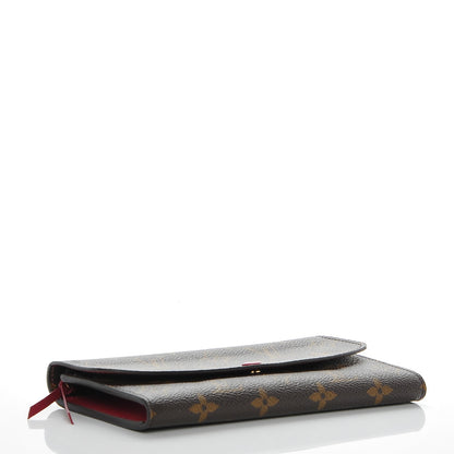 Louis Vuitton Monogram Emilie Wallet Fuchsia 4 of 6