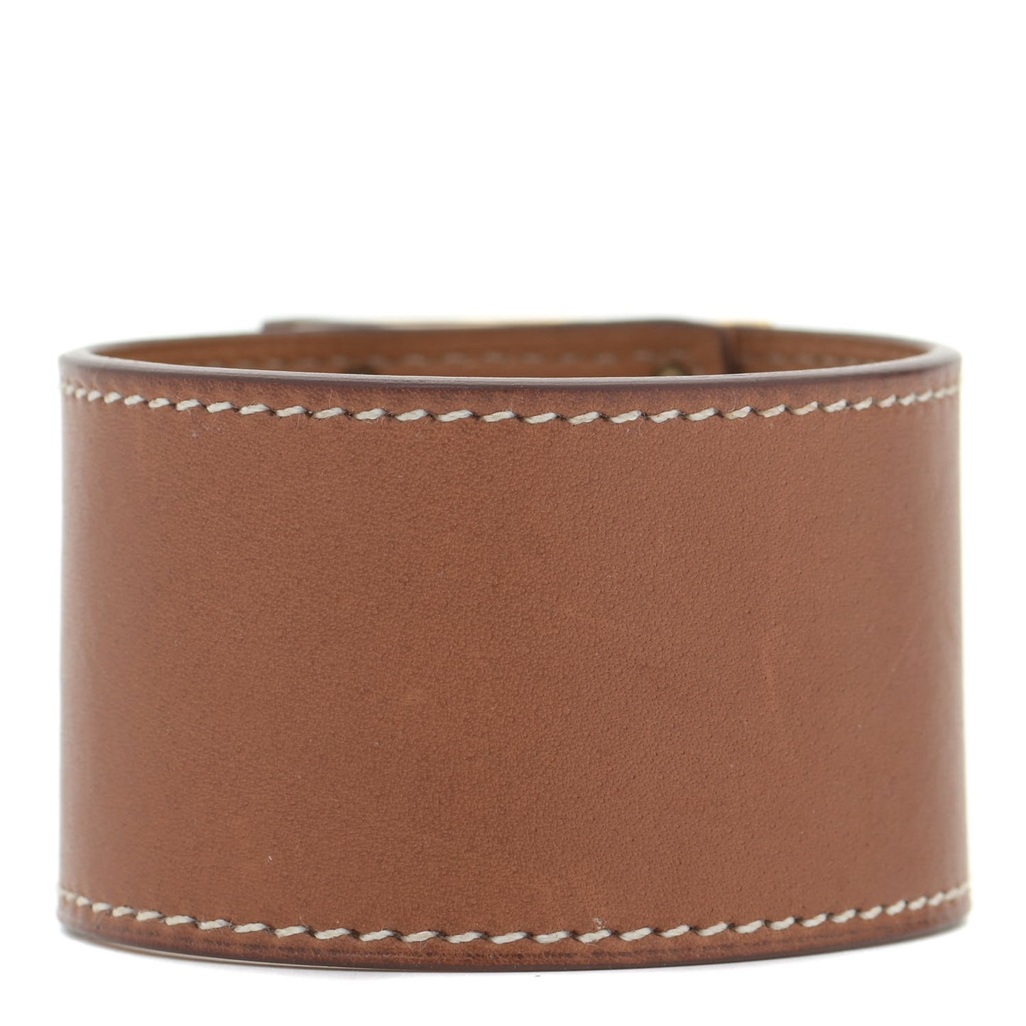Natural Barenia Kelly Dog Cuff Fauve