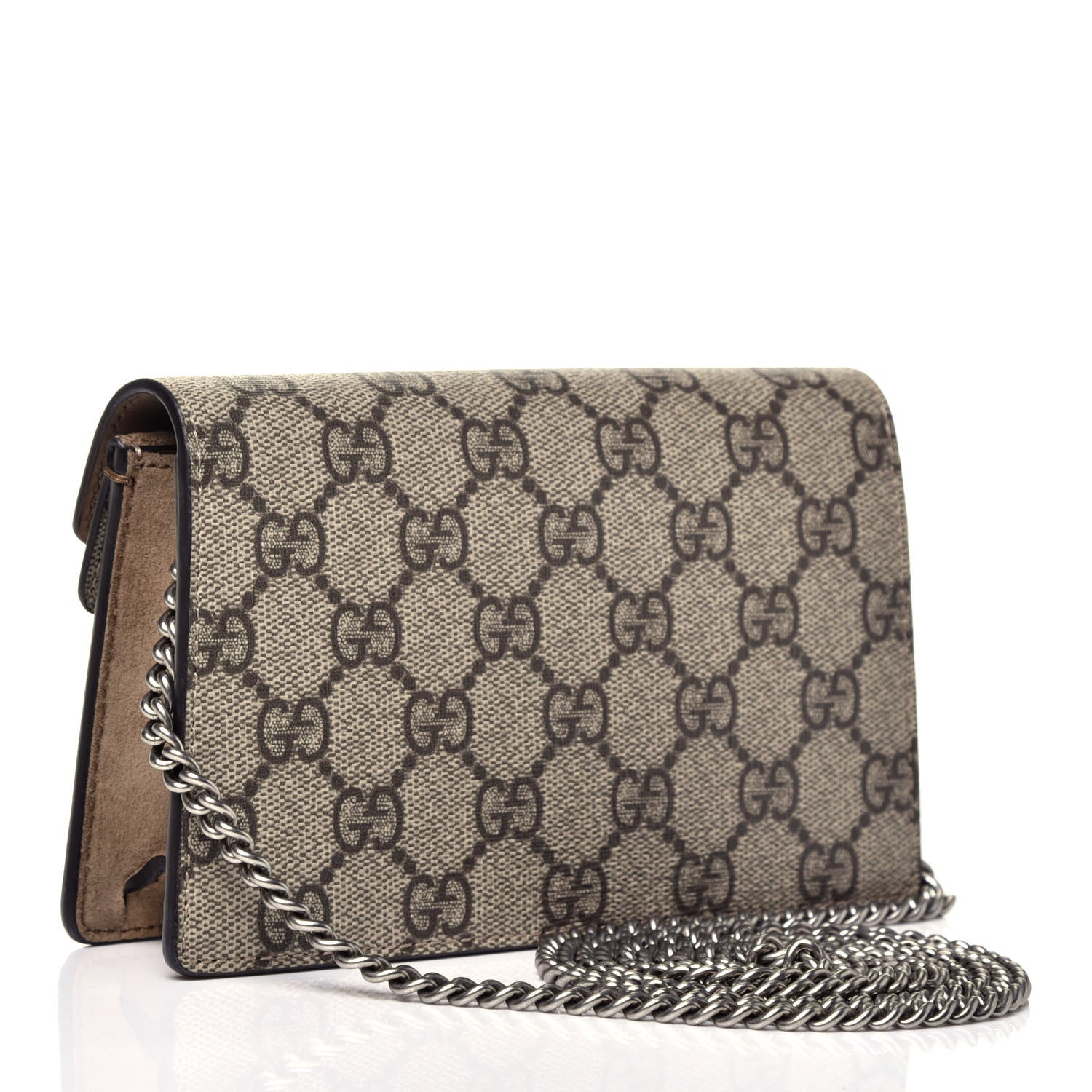Gucci GG Supreme Monogram Super Mini Dionysus Shoulder Bag Taupe 3 of 8
