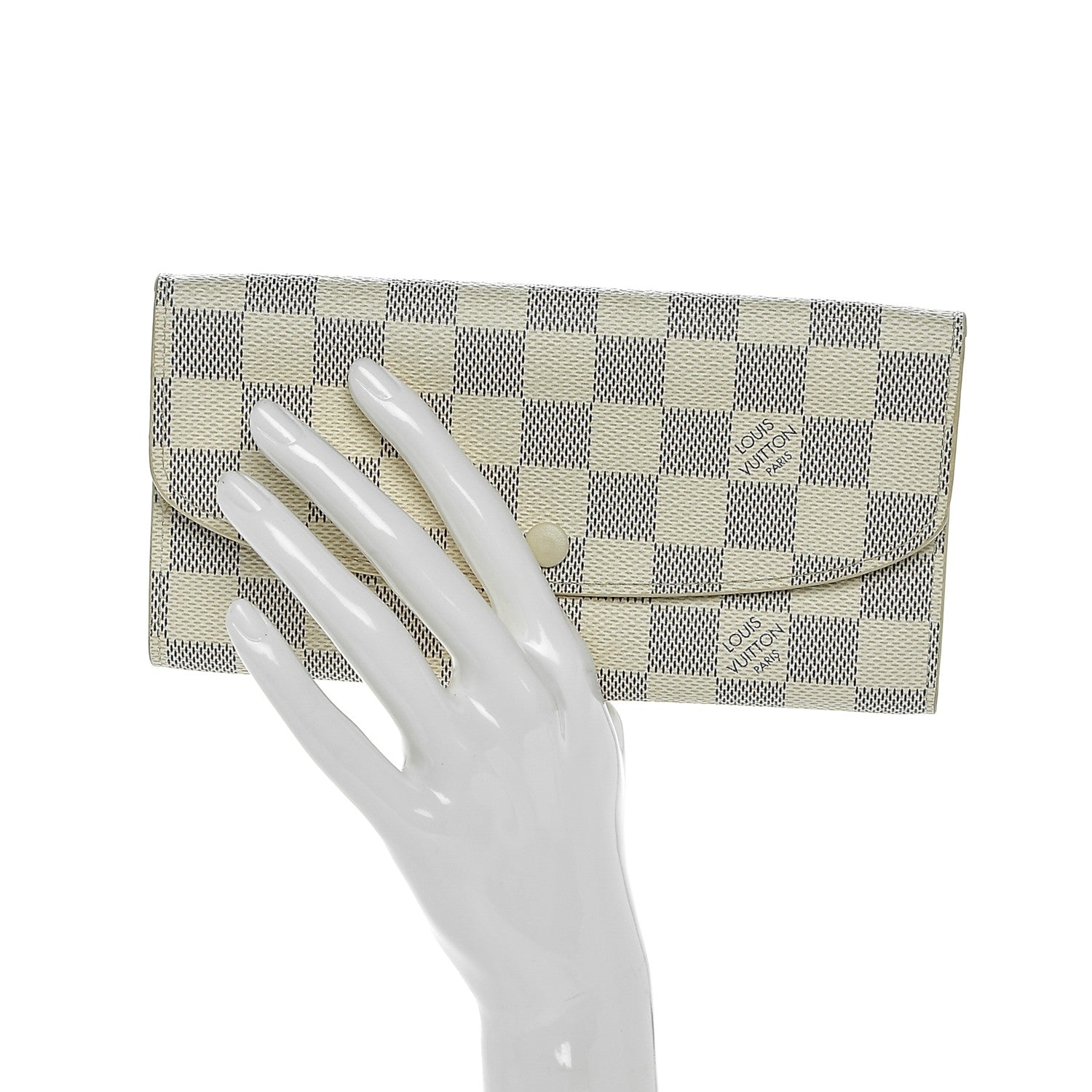 Louis Vuitton Damier Azur Emilie Wallet 2 of 6