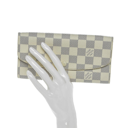 Louis Vuitton Damier Azur Emilie Wallet 2 of 6