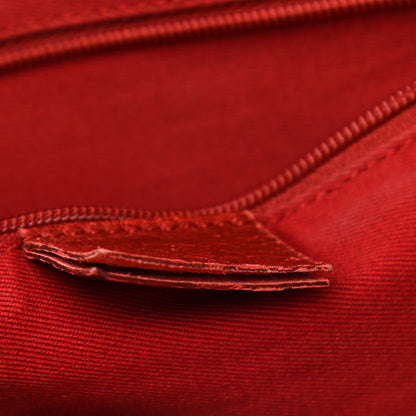 Gucci Monogram Medium Tote Red 10 of 17