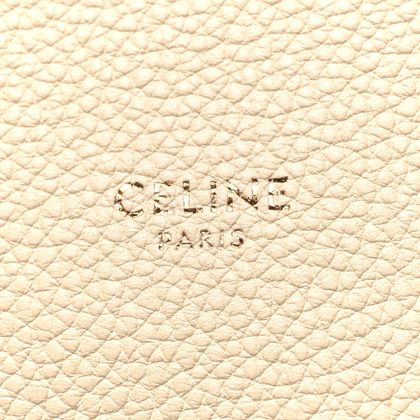 Soft Grained Calfskin Small Belt Cabas Phantom Cream
