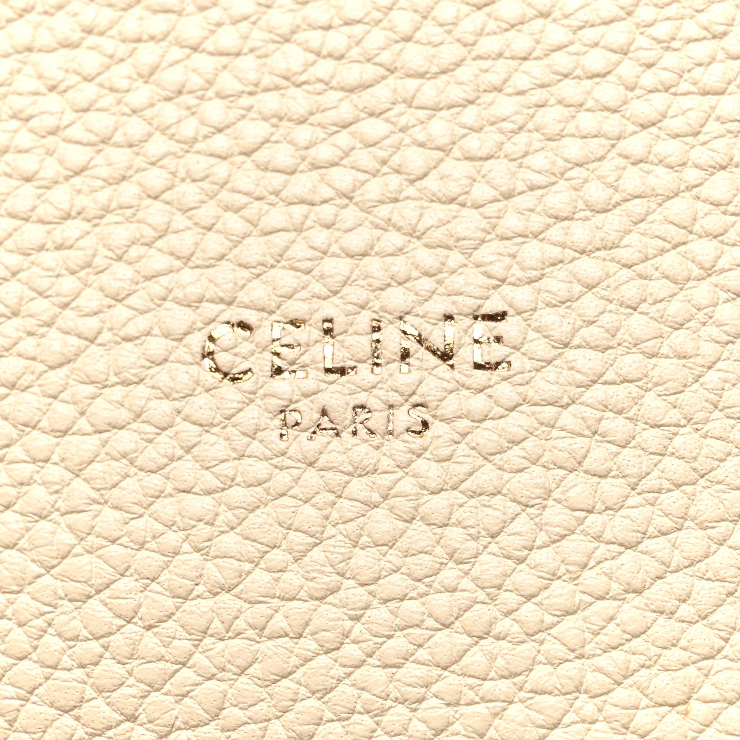 Celine Soft Grained Calfskin Small Belt Cabas Phantom Cream 6 of 12