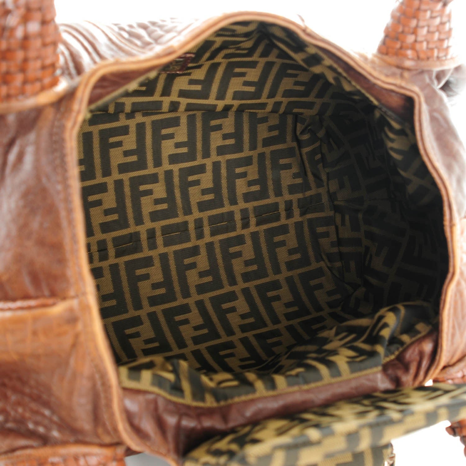 Fendi Nappa Nuvolata Spy Cognac 5 of 8