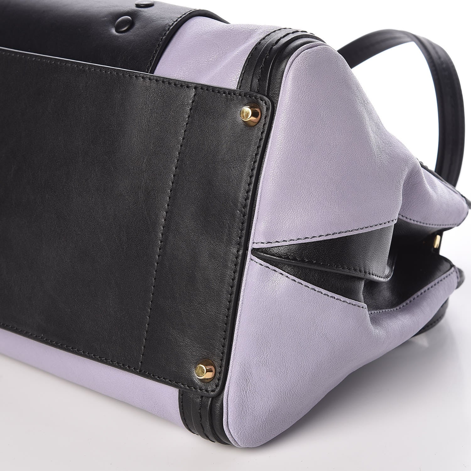 Chloe Calfskin Medium Alice Satchel Black Street Blue 9 of 9