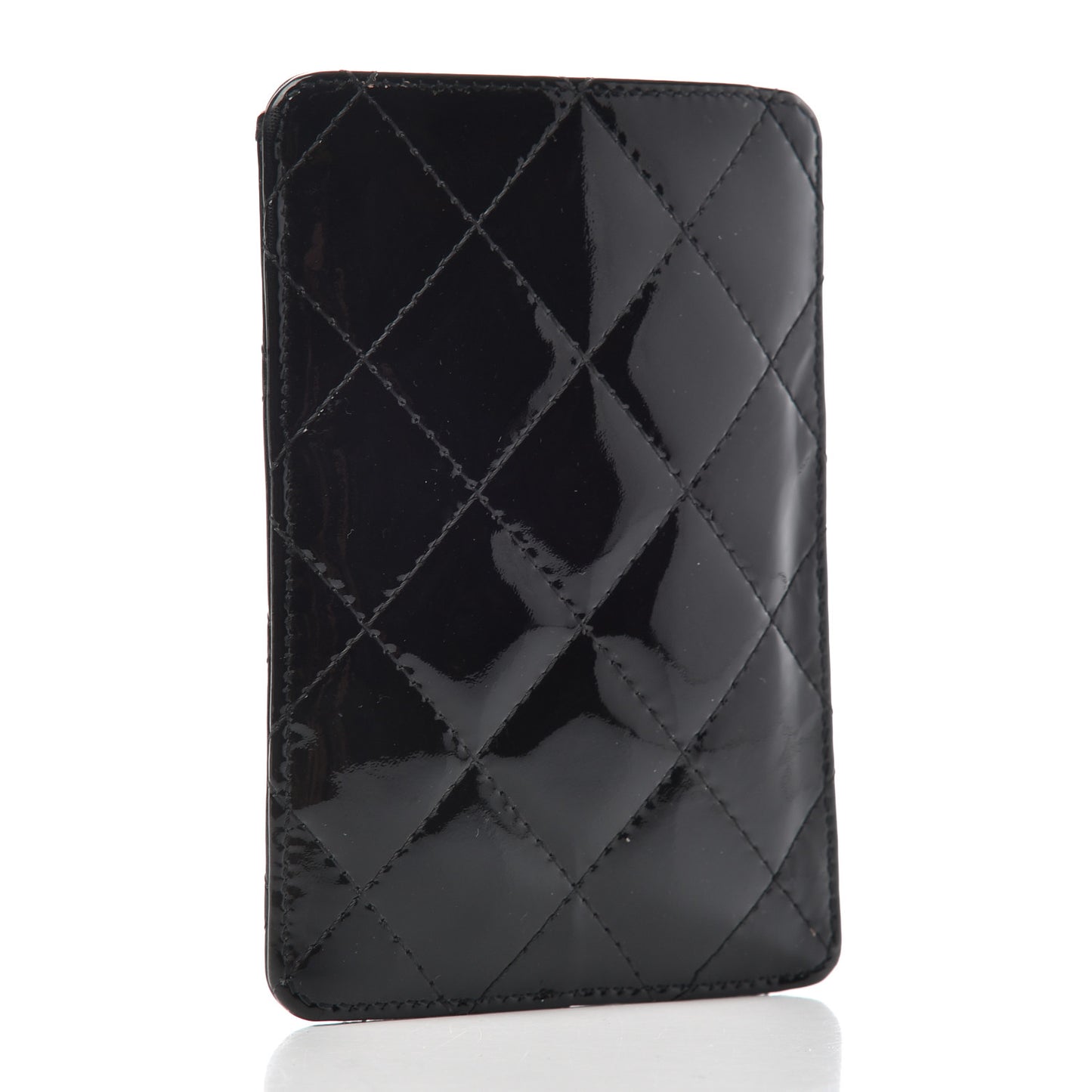 Patent Quilted Brilliant iPhone Case Black