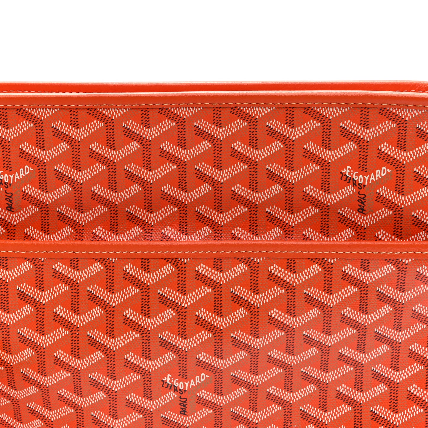 Goyardine Jouvence GM Toiletry Pouch Orange