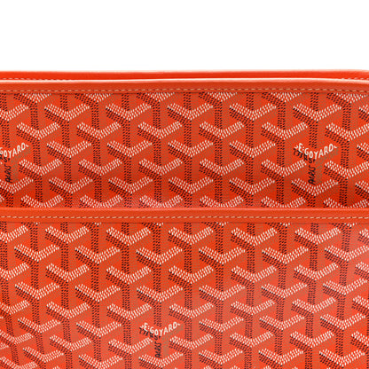 Goyard Goyardine Jouvence GM Toiletry Pouch Orange 7 of 7