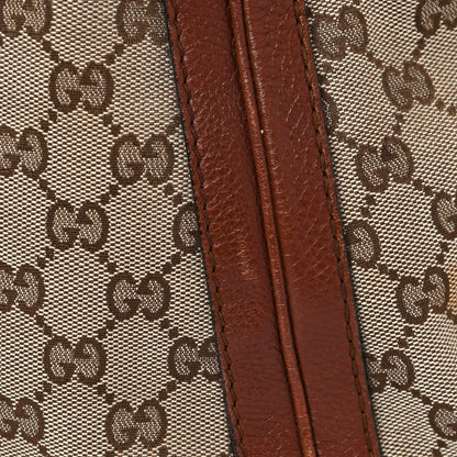 Gucci Monogram Cellarius Calfskin Large Bella Top Handle Bag Beige Ebony Cuir 19 of 20