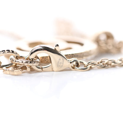 Chanel Pearl CC Round Pendant Necklace Gold 4 of 5