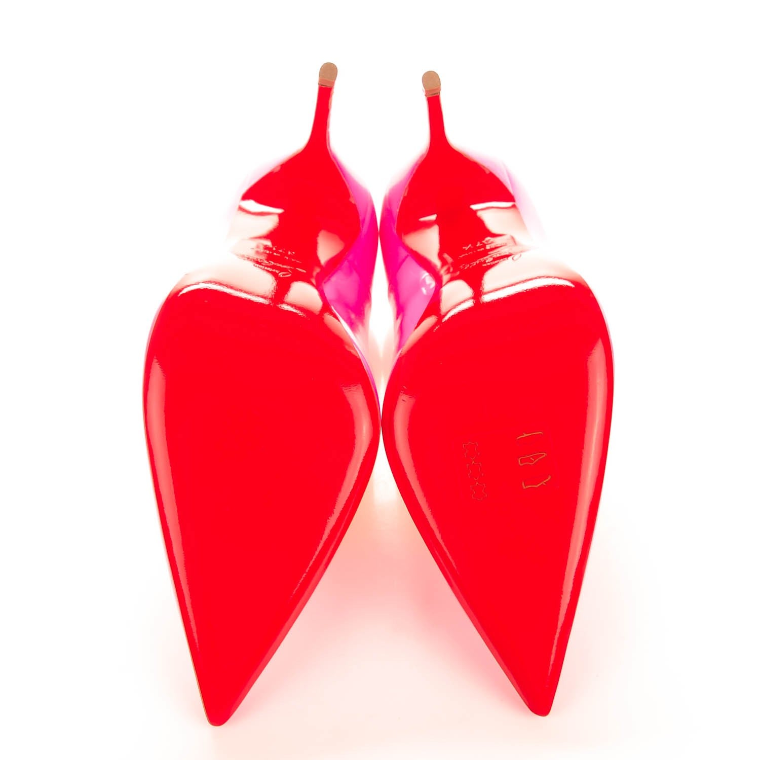 Christian Louboutin Patent So Kate 120 Pumps 37.5 Shocking Pink 5 of 10