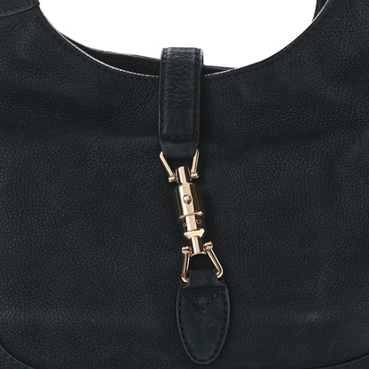 Gucci Nubuck Medium New Jackie Shoulder Bag Blue 8 of 13