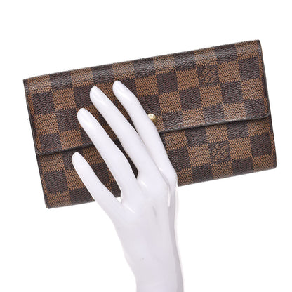 Louis Vuitton Damier Ebene Sarah Wallet 2 of 11