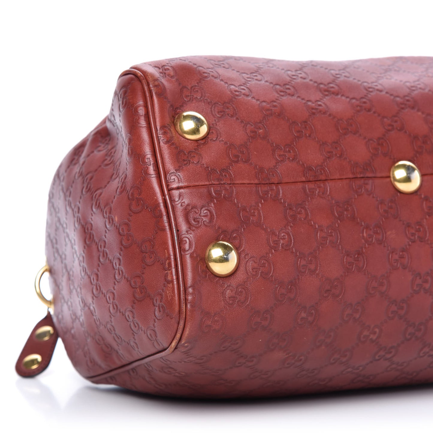 Guccissima Medium Babouska Boston Red