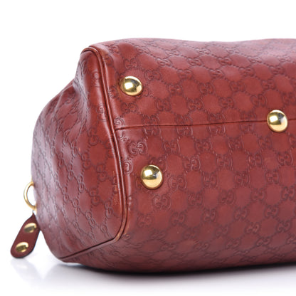 Gucci Guccissima Medium Babouska Boston Red 6 of 9
