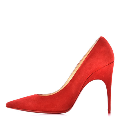 Christian Louboutin Veau Velours Alminette 100 Pumps 40 Loubi 1 of 8