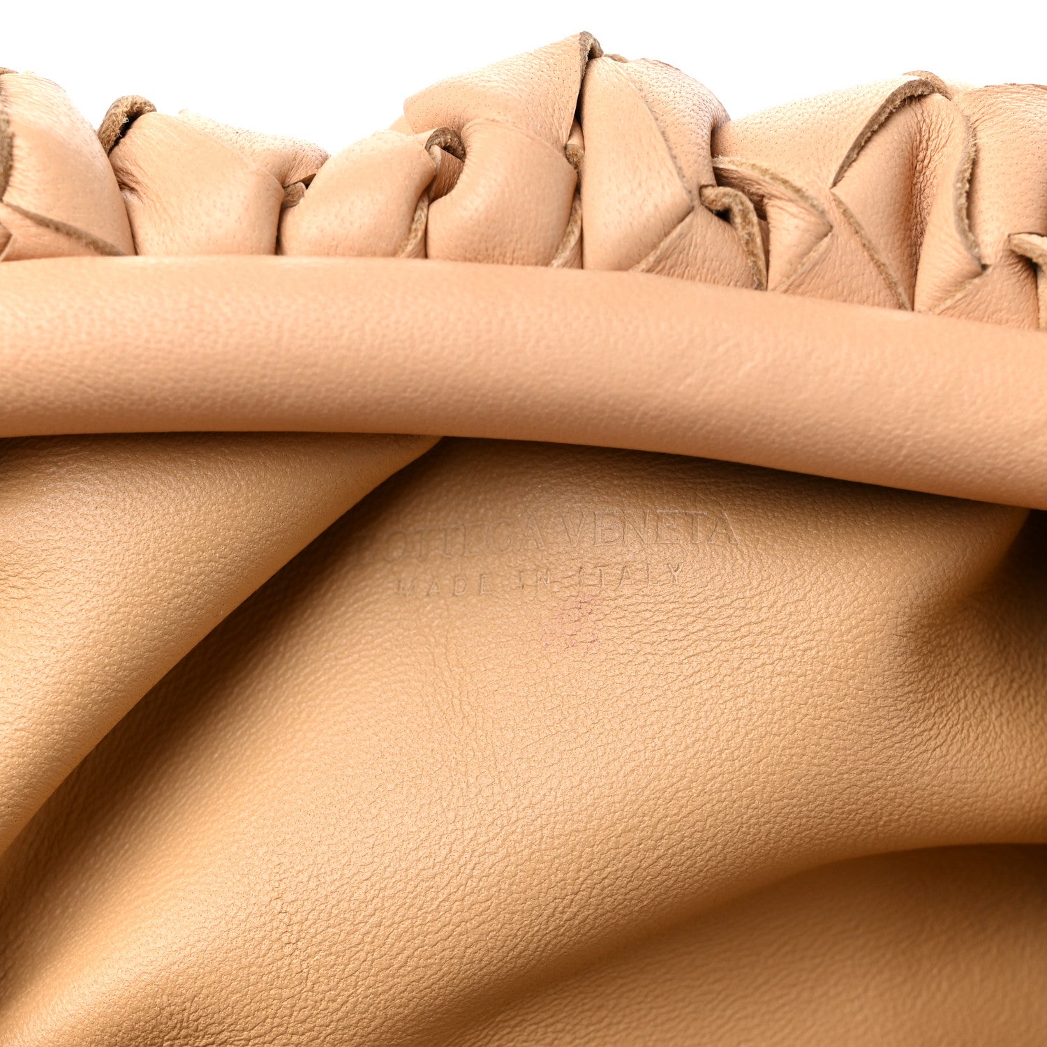 Bottega Veneta Nappa Intrecciato The Mini Pouch Almond 6 of 10