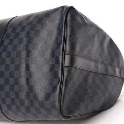 Louis Vuitton Damier Cobalt Keepall Bandouliere 55 10 of 13