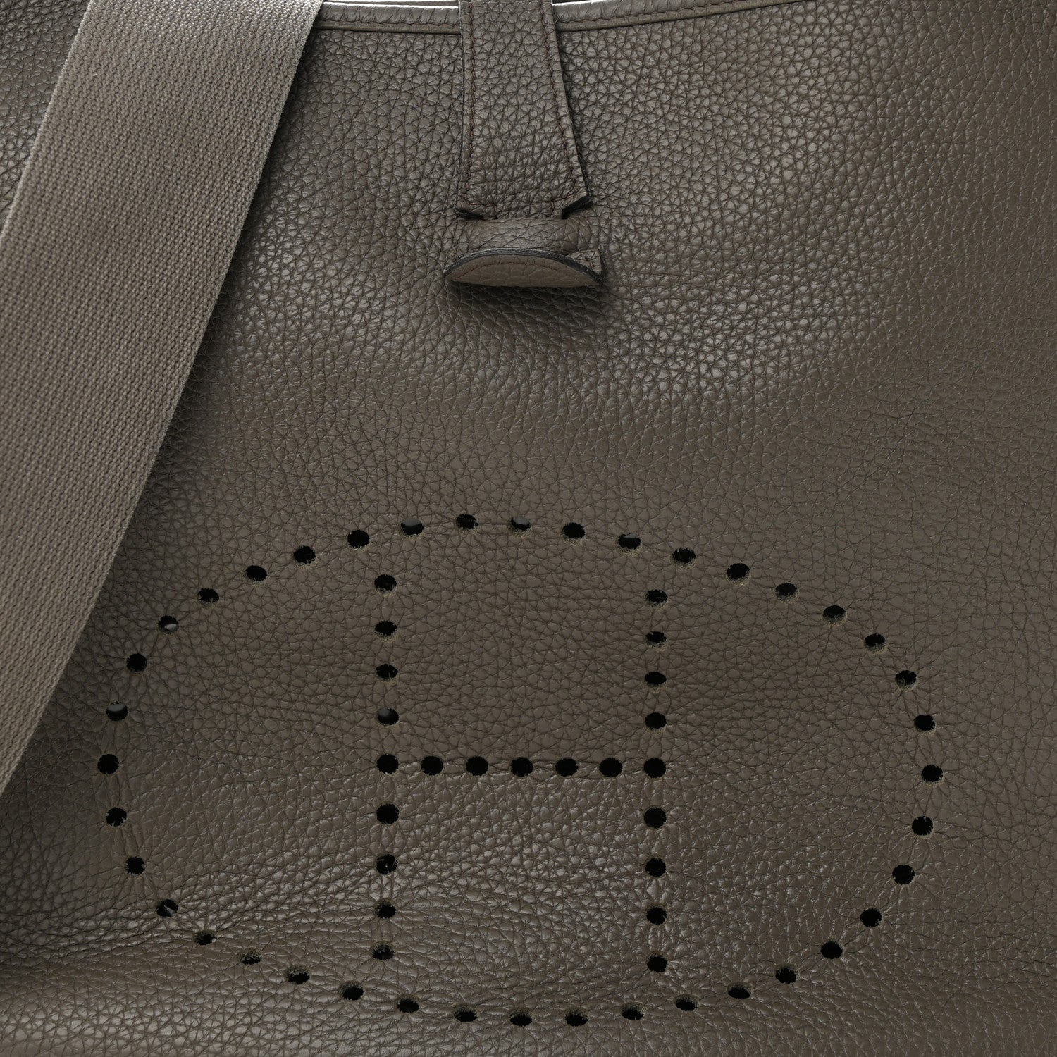 Hermes Taurillon Clemence Evelyne III GM Etain 9 of 11