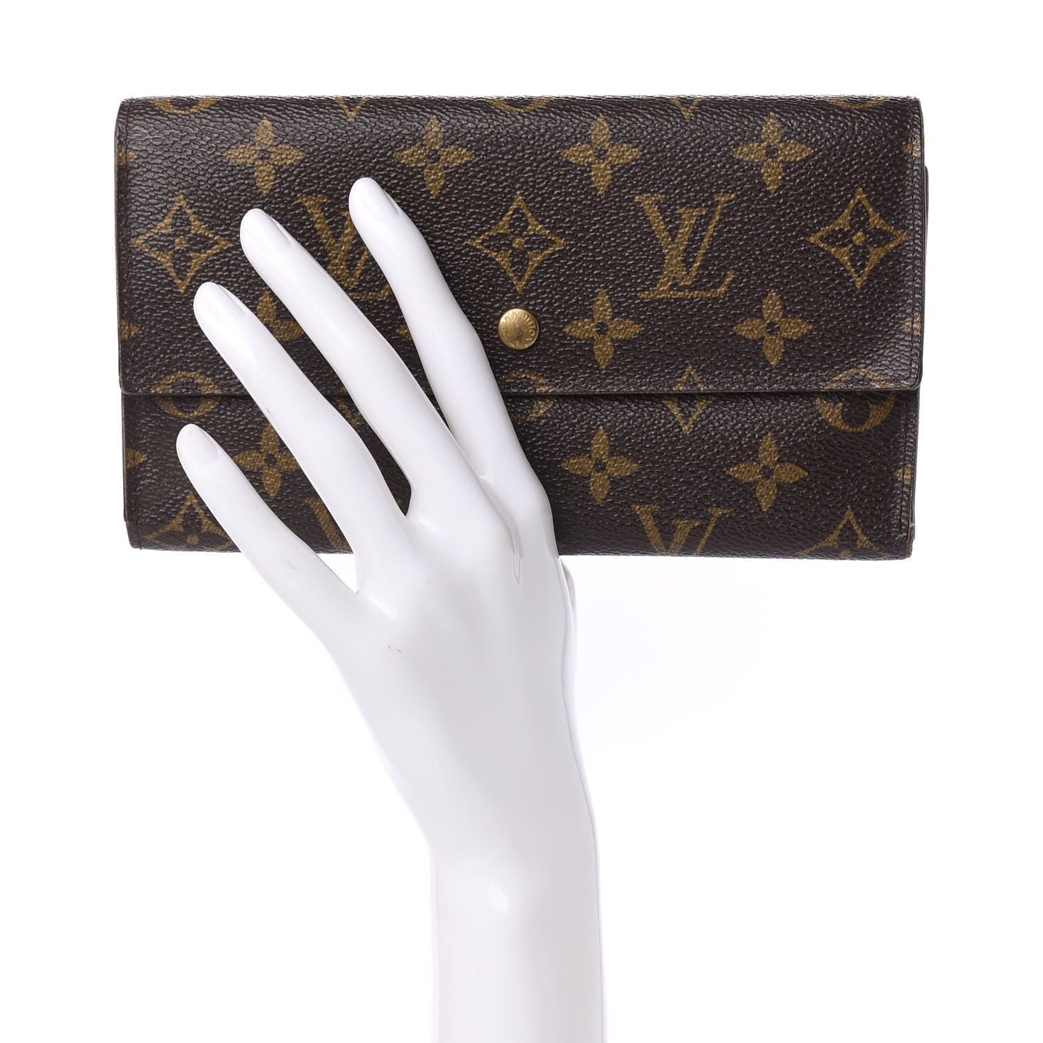 Louis Vuitton Monogram Porte Tresor International Wallet 2 of 9