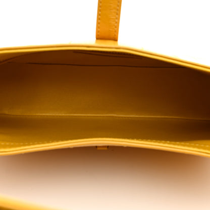 Saint Laurent Eelskin Le 5 A 7 Hobo Mimosa Yellow 5 of 8