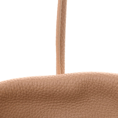Burberry London Grainy Calfskin Medium Baynard Tote Nude 14 of 16