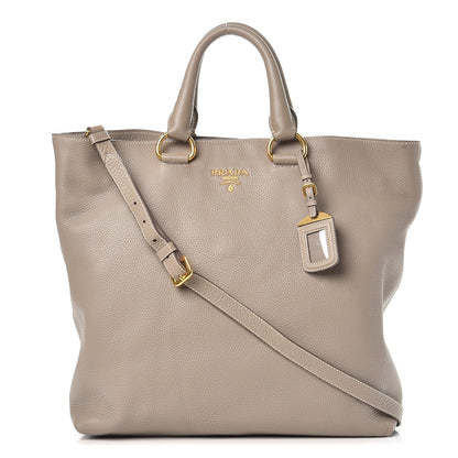 Prada Vitello Daino Tote Argilla 1 of 10